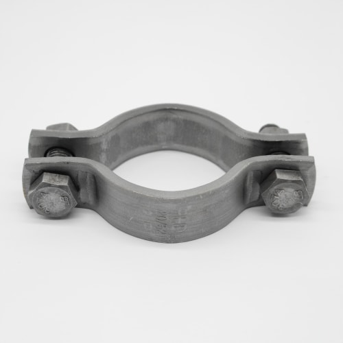 PHD 520 0200PL Standard Pipe Clamp, 2 in Pipe/Tube, 1040 lb Load, Carbon Steel, Plain, Domestic