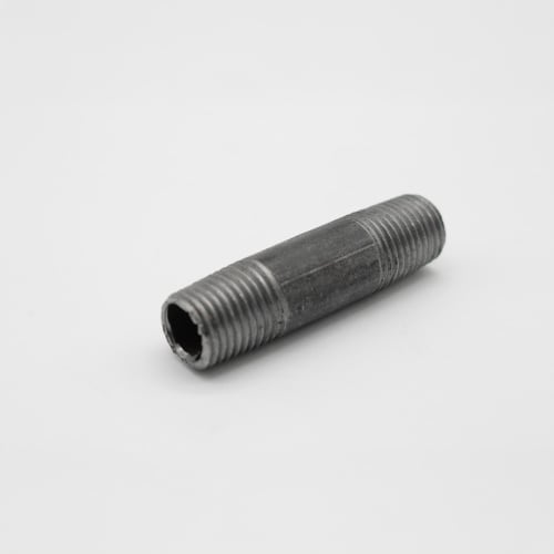 1/4"X2" BLK STEEL NIPPLE