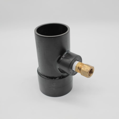 2" ABS TRAP PRIMER WITH 3/8" NPT X 1/2" OD COMP BAP ADAPTER