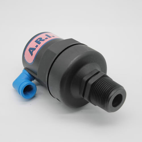 A.R.I. D040-P-1 1" THREADED NYLON COMBINATION AIR RELEASE VALVE 1" MIP INLET, 3/8" FIP SWING 90 VENT (ALTERNATE TO APCO 143C.1)