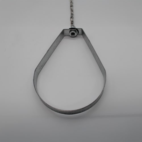 PHD 1410400EG NFPA Swivel Ring Hanger, 4 in Pipe, 650 lb, 3/8 in Rod, Carbon Steel, Electro-Galvanized, Domestic