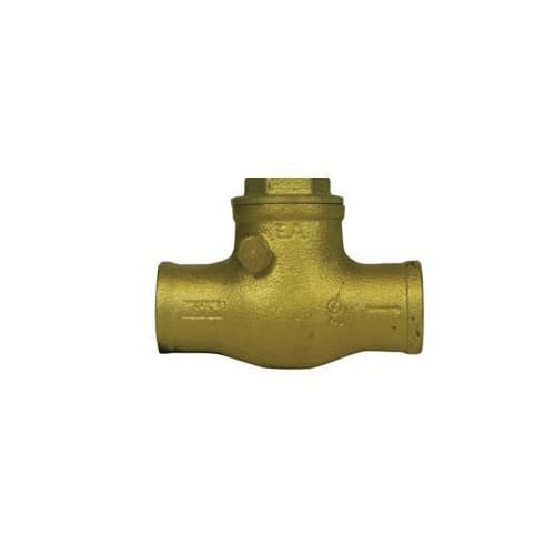 McDonald® 5421-104, 72050S Directional Swing Check Valve, 1/2 in, C, Low Lead Compliance: Yes, Brass Body