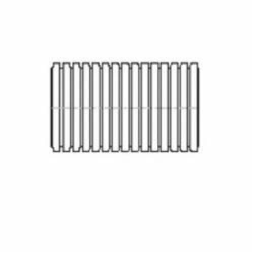 ADS® 06010010 Perforated Regular Corrugated Stamp On Pipe, 6 in I.D Dia x 10 ft L, Single Wall, Polyethylene