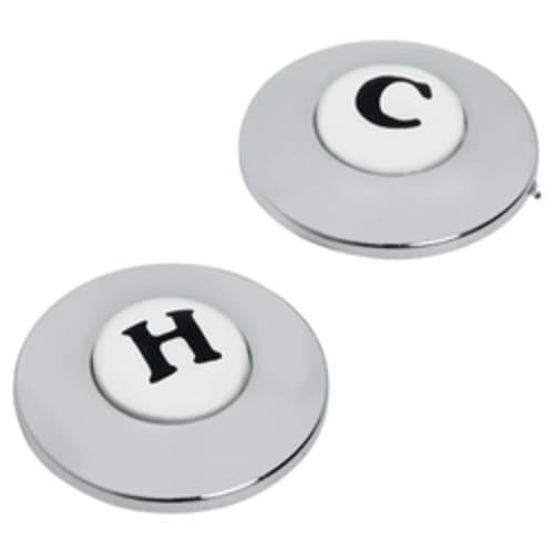 American Standard 042628-0020A Cross Handle Index Button, Chrome Plated, Domestic