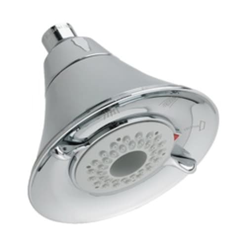 American Standard 1660.717.002 FloWise® 3-Function Water Saving Showerhead, 1.5/2 gpm, 3 Sprays, Wall Mount, 5-1/2 in Dia Head, Import