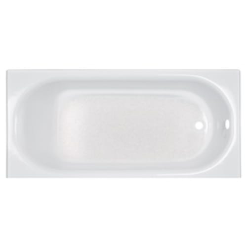 American Standard 2391202.020 Princeton™ Bathtub, Soaking, Rectangular, 60 in L x 30 in W, Right Hand Drain, Glossy White, Import