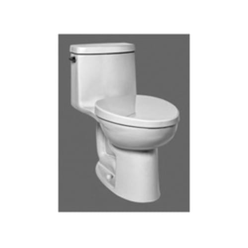 American Standard 2535128.020 Loft® 1-Piece Toilet, Right Height® Elongated Bowl, 1.28 gpf, White, Import