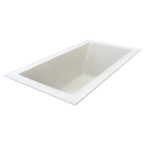 American Standard 2938002-D0.020 Studio® Bathtub, Soaking, Rectangular, 65-3/4 in L x 35-3/4 in W, Reversible Drain, White, Domestic