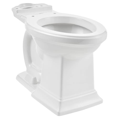 American Standard 3271101.020 Toilet Bowl, Town Square, White, Elongated Shape, 12 in Rough-In, 16-1/2 in H Rim, 2-1/8 in Trapway