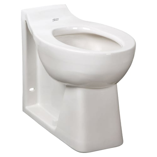 American Standard 3341001.020 Toilet Bowl Only, Huron, White, Elongated Shape, 12 in Rough-In, 15 in H Rim, 2 in Trapway