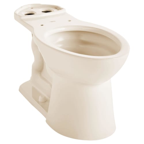 American Standard 3385A101.021 Transitional Toilet Bowl, Vormax, Bone, Elongated Shape, 12 in Rough-In, 15 in H Rim, 2-1/8 in Trapway
