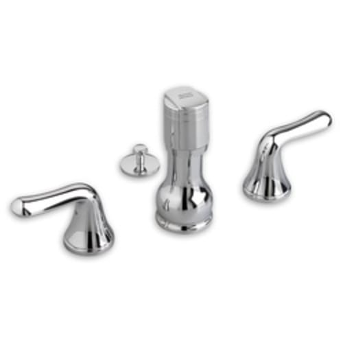 American Standard 3475.501.002 Colony® Soft Bidet Faucet, 2.2 gpm, 8 to 12 in Center, 2 Handles, Speed Connect® Pop-Up Drain, Polished Chrome, Import