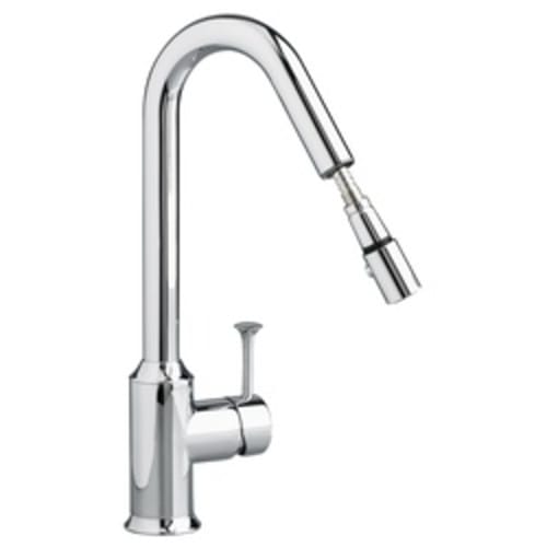 American Standard 4332310.002 Pekoe™ Single Control Kitchen Faucet, 2.2 gpm, 1 Faucet Hole, 1 Handle, Polished Chrome, Import