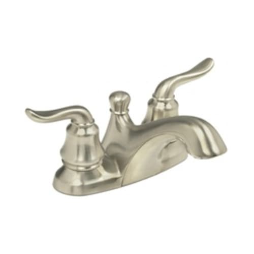 American Standard 4508.201.295 Centerset Lavatory Faucet, Princeton™, PVD Satin Nickel, 2 Handles, Speed Connect® Pop-Up Drain, 1.2 gpm Flow Rate