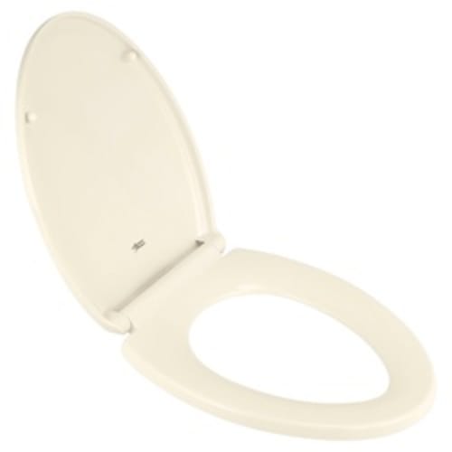 American Standard 5020A65G.222 Luxury Easy Lift-Off Traditional Toilet Seat With EverClean® Surface, Elongated Bowl, Polypropylene, Linen, Slow-Close Hinge, Import