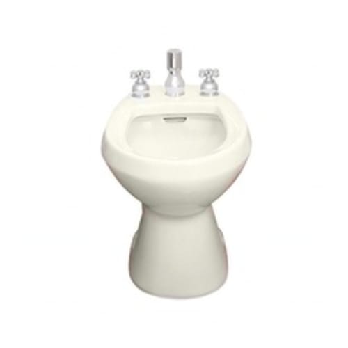 American Standard 5023.100.222 Cadet® Bidet Toilet With (2) Bolt Caps, Elongated Bowl, 14-7/8 in H Rim, Linen, Import