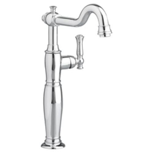 American Standard 7440.152.002 Quentin™ Monoblock Single Control Vessel Bathroom Faucet, 1.2 gpm, 11-9/16 in H Spout, 1 Handle, Grid Drain, Polished Chrome, Import