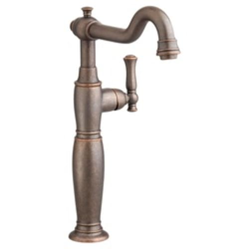 American Standard 7440.152.224 Quentin™ Monoblock Single Control Vessel Bathroom Faucet, 1.2 gpm, 11-9/16 in H Spout, 1 Handle, Grid Drain, Oil Rubbed Bronze, Import