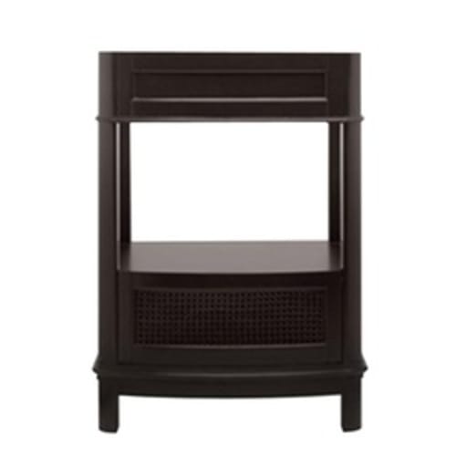 American Standard 9210.224.322 Portsmouth® Washstand, Rectangular, 30 in W x 21-1/2 in D x 33-1/2 in H, Freestanding Mount, Fireclay, Dark Chocolate, Import