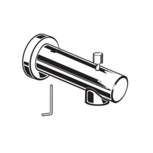 American Standard M950285-2950A Slip-On Diverter Spout, For Use With Serin® In Wall Bath and Shower Trim Kit, Satin Nickel, Import