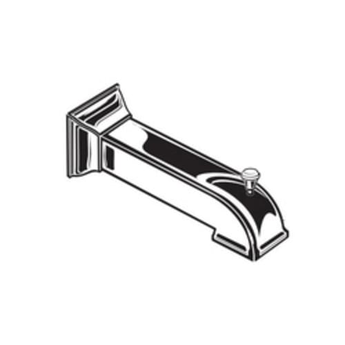 American Standard M950291-0020A Slip-On Diverter Tub Spout, For Use With Town Square® Bath and Shower Trim Kit, PVD Satin Nickel, Import
