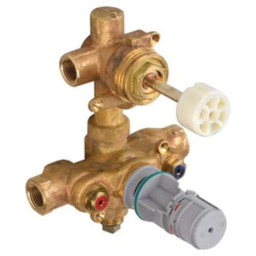 American Standard R522S Thermostatic Rough-In Valve With Built-In 2-Way Diverter, Elbow Inlet x Cold Expansion PEX Outlet