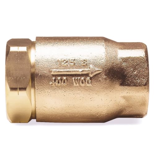 Apollo™ 6150501 61-500 Standard In-Line Soft Seat Check Valve, 1 in, FNPT, 6 gpm, Cast Bronze Body, Domestic