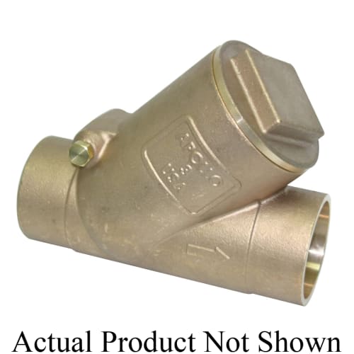 Apollo™ 61YLF09301 161S-LF Y-Pattern Swing Check Valve, 1/2 in, Solder, 125 lb, 7 gpm, Bronze Body, Low Lead Compliance: Yes, Domestic