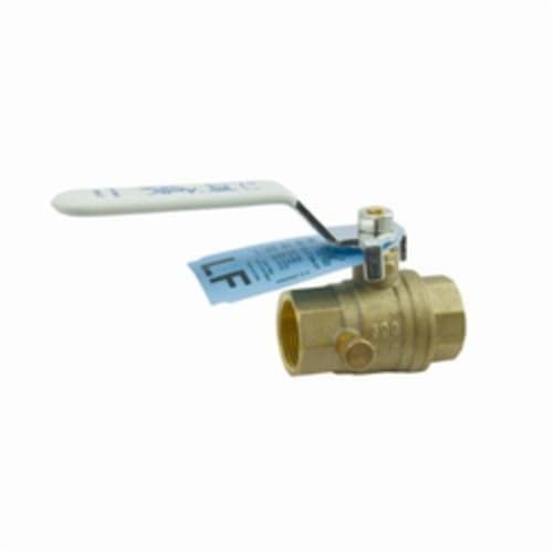 Apollo™ 95ALF20301 Stop and Waste Ball Valve, 1/2 in, Solder, 600 psi CWP, Brass Body, Domestic