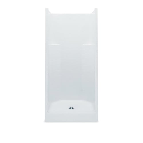 Aquatic 1423CTC-WH Everyday 1-Piece Shower Stall, 42 in W x 76 in H, Gel-Coated/White, Domestic