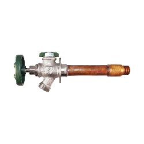 Arrowhead Brass 426-04QTLF Frost-Free Quick Turn Anti-Siphon Wall Hydrant With Integral Vacuum Breaker, 1/2 x 3/4 x 3/4 in, MNPT x Copper C x Hose Thread, 125 psi, Domestic