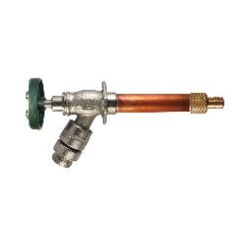 Arrowhead Brass 482-08LF Self-Draining Frost-Free Anti-Siphon Wall Hydrant With Factory Installed Vacuum Breaker, 1/2 x 3/4 in, Wirsbo Uponor Style Tube x Hose Thread, 125 psi, Domestic