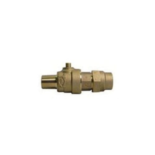 A.Y. McDonald 5192-305, 74704B-3G Ball Style Corporation Stop, 1 in Nominal, IPS PEP COMP x MNPT End Style, Brass Body, Full Port, EPDM Softgoods