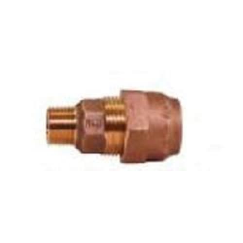 A.Y. McDonald 5196-000, 74753-11 3/4 Adapter, 3/4 in Nominal, -11 Ranger x MNPT End Style, Brass, Domestic