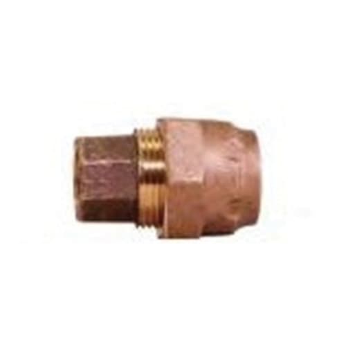 A.Y. McDonald 5196-004, 74754-11 1 Adapter, 1 in Nominal, -11 Ranger x FNPT End Style, Brass, Domestic