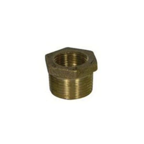 LL 1/4"X1/8" BRASS HEX BUSHING