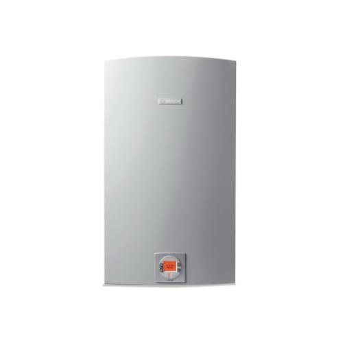 Bosch C 1050 ES NG Greentherm Tankless Gas Water Heater, Natural Gas Fuel, 199000 Btu/hr Heating, Indoor/Outdoor: Indoor or Outdoor, Condensing/Non Condensing: Condensing, 0.5 gpm, Concentric Vent, 0.94, Commercial/Residential/Dual: Dual, Ultra Low NOx: No