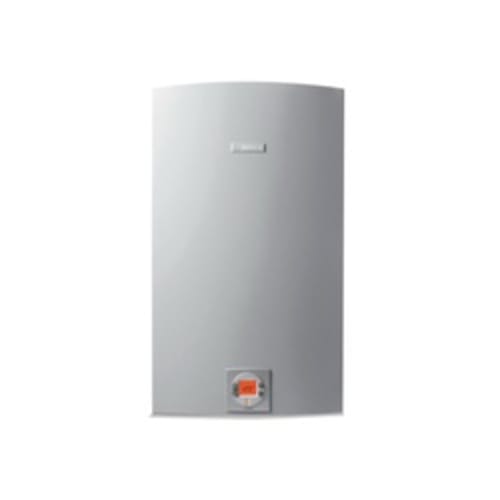 Bosch C 950 ES LP Greentherm Tankless Gas Water Heater, Liquid Propane Fuel, 175000 Btu/hr Heating, Indoor/Outdoor: Indoor or Outdoor, Condensing/Non Condensing: Condensing, 0.5 gpm, Concentric Vent, 0.94, Commercial/Residential/Dual: Dual