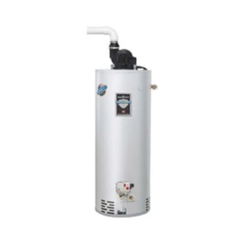 Bradford White® Defender Safety System® RG1PV40S6N TTW® Gas Water Heater, 40000 Btu/hr Heating, 40 gal Tank, Natural Gas Fuel, Power Vent, 43 gph at 90 deg F Recovery, Ultra Low NOx: No, Domestic