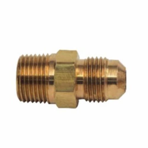 BrassCraft® 48-6-6 48 Series 45 deg Tube to Pipe Adapter, 3/8 in, Flare x MNPT, Brass, Domestic