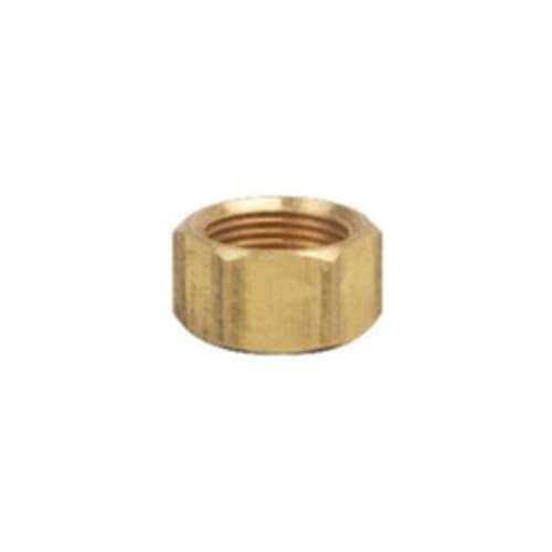 BrassCraft® 61CP-6X Tube Nut, 3/8 in, Compression, Brass, Domestic