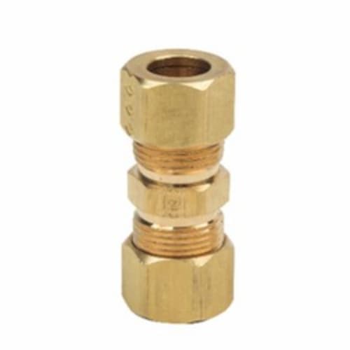 BrassCraft® 62-6X Pipe Union, 3/8 in, Compression, Brass, Rough Brass