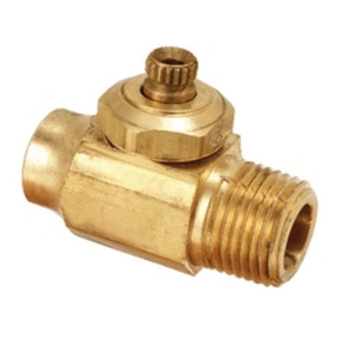 BrassCraft® DRS84 R Multi-Turn Water Supply Stop With Screwdriver Slot, 1/2 in Nominal, Female C x MNPT, 125 psi, Rough Brass Body, Rough Brass, Domestic