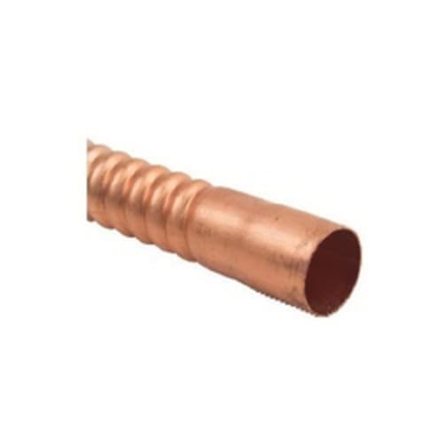 BrassCraft® Copper-Flex™ WB034-18N Water Heater Connector, 3/4 in, FNPT x Male/Female C, 18 in L, 125 psi, Corrugated Copper, Domestic