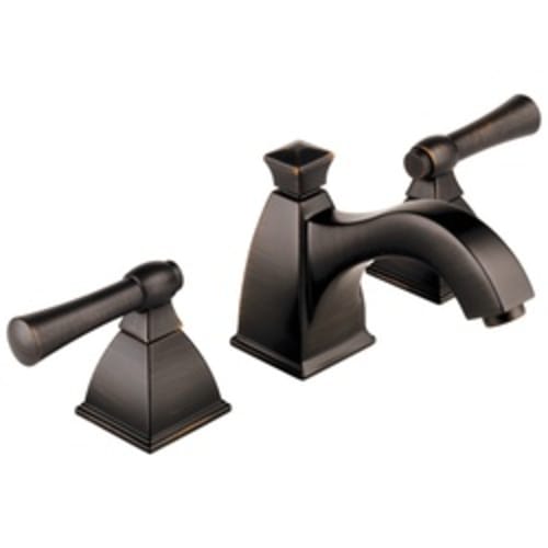 Brizo® 65340LF-RB Vesi® Widespread Lavatory Faucet, 1.5 gpm, 2-1/8 in H Spout, 6 to 16 in Center, Venetian Bronze, 2 Handles, Pop-Up Drain, Domestic, Commercial