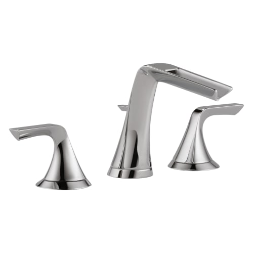 Brizo® 65351LF-PC-ECO Sotria™ Widespread Lavatory Faucet, Commercial, 1.2 gpm Flow Rate, 3-15/16 in H Spout, 6 to 16 in Center, Polished Chrome, 2 Handles, Pop-Up Drain, Import