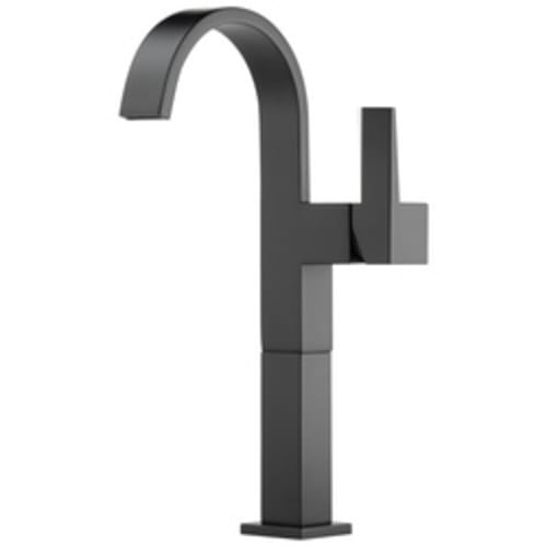 Brizo® 65480LF-BL Siderna® Vessel Lavatory Faucet Without Drain, 1.5 gpm, 9-5/8 in H Spout, 1 Handle, Matte Black, Import, Commercial