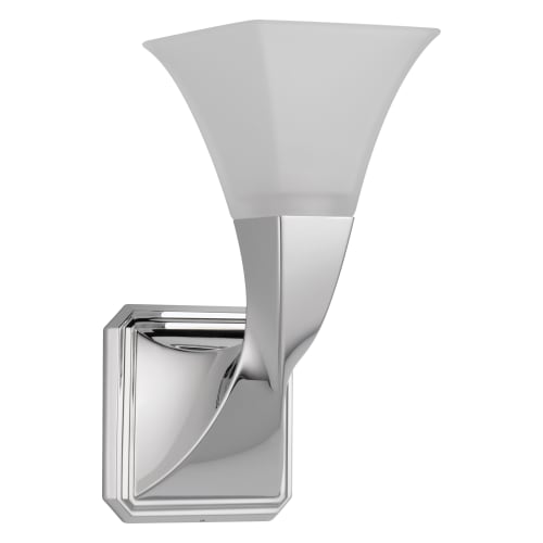 Brizo® 697030-PC Virage® Transitional Single Sconce Light, 120 VAC, Polished Chrome Housing, 1 Lamp, Import