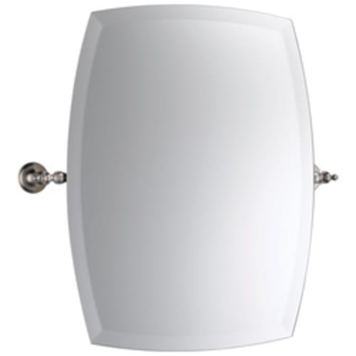 Brizo® 698085-BN Charlotte® Wall Mirror, Rectangle Shape, 20 in W, Brushed Nickel, Import
