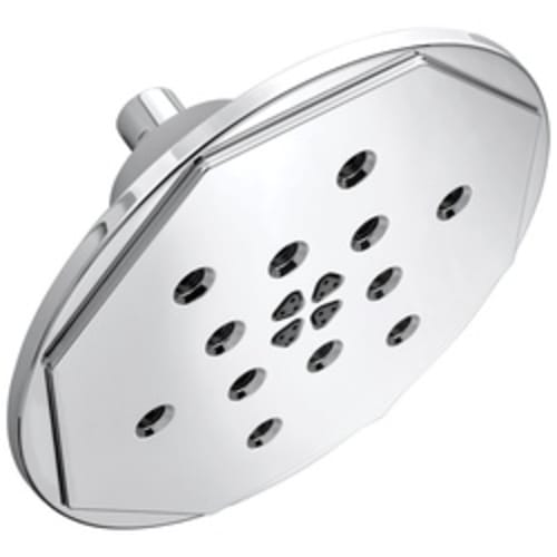 Brizo® 87461-PC Rook™ Multi-Function Raincan Shower Head, 2 gpm, 4 Sprays, Wall Mount, Import